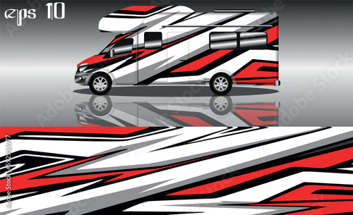 vinyl wrap caravan interior