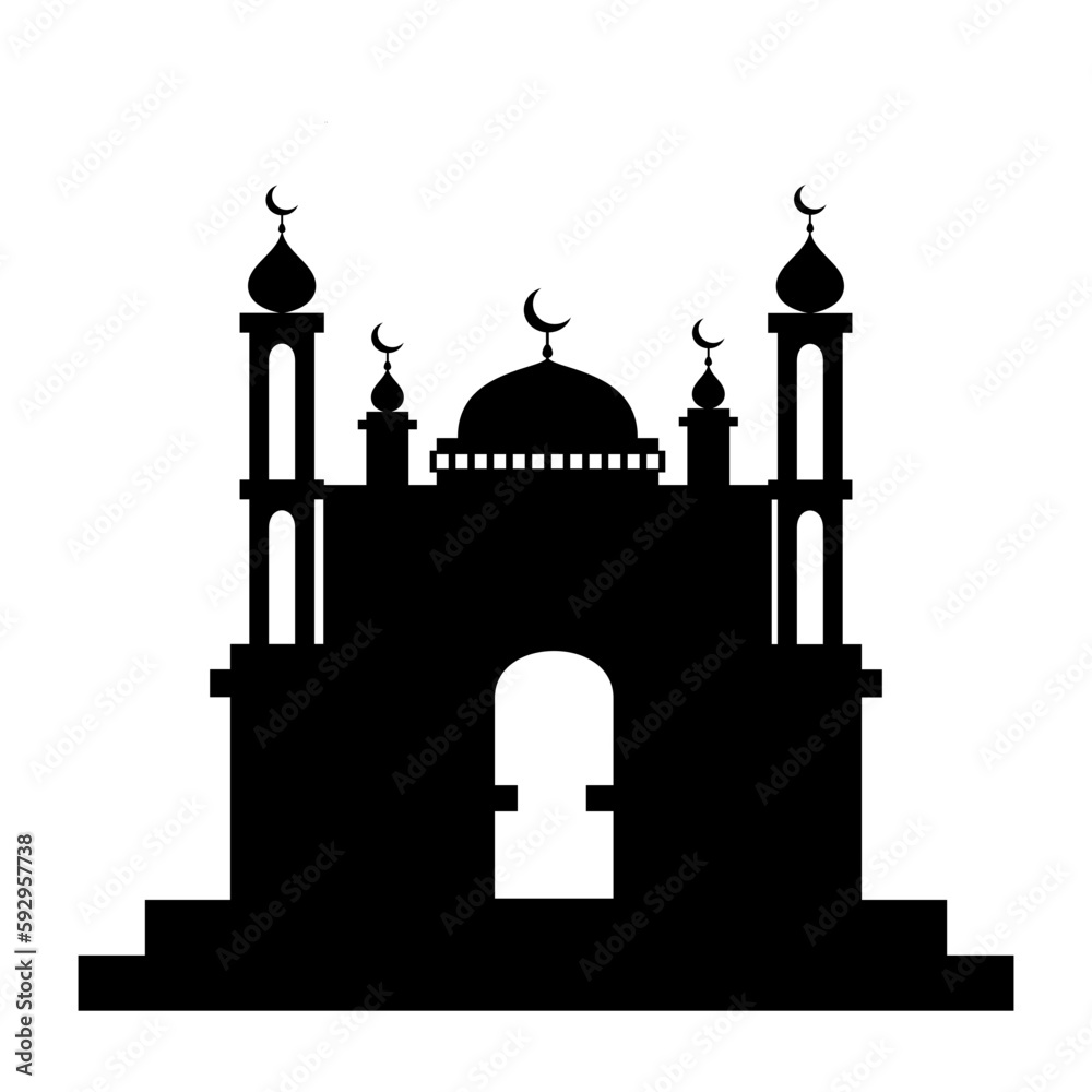 Mosque Silhouette Illustration