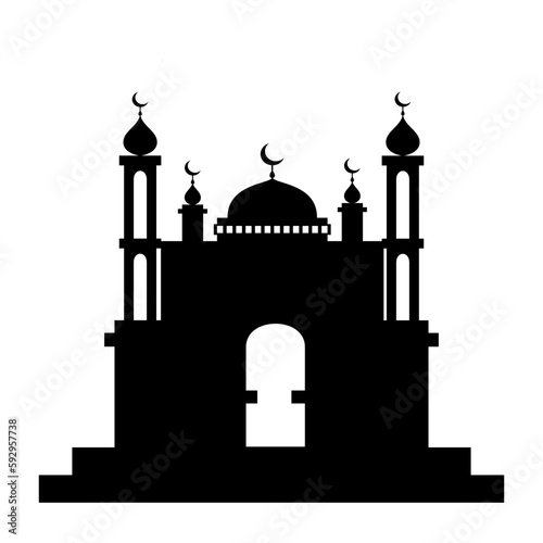 Mosque Silhouette Illustration