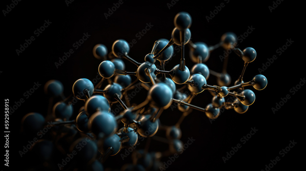 The Intricate World of Molecules: A Stunning 8K Image of a Detailed Molecular Structure The Intricate World of Molecules: A Stunning 8K Image of a Detailed Molecular Structure
