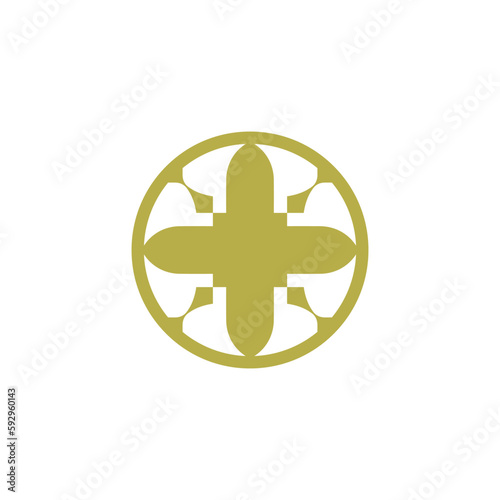 Anatolian Culture Motif Colorful Abstract Carpet and Rug Pattern Logo Turkish Design Template Vector a23