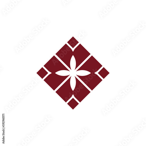 Anatolian Culture Motif Colorful Abstract Carpet and Rug Pattern Logo Turkish Design Template Vector a24