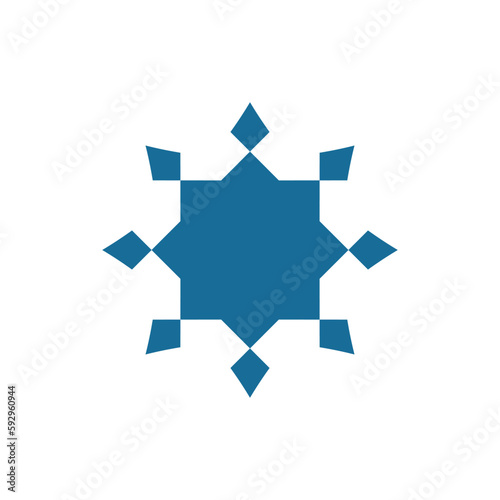 Anatolian Culture Motif Colorful Abstract Carpet and Rug Pattern Logo Turkish Design Template Vector a53