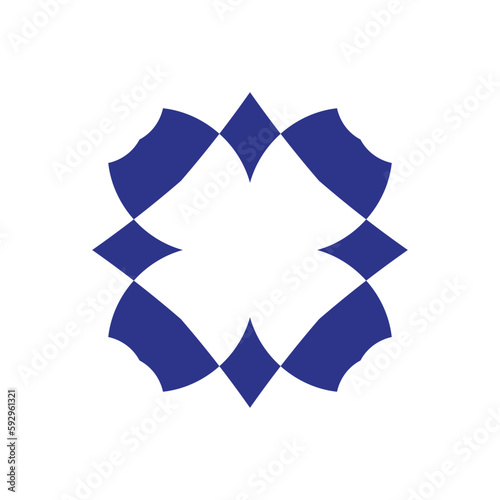 Anatolian Culture Motif Colorful Abstract Carpet and Rug Pattern Logo Turkish Design Template Vector a72