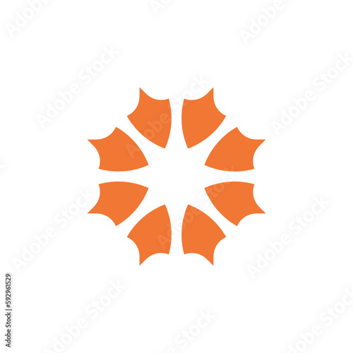 Anatolian Culture Motif Colorful Abstract Carpet and Rug Pattern Logo Turkish Design Template Vector a83