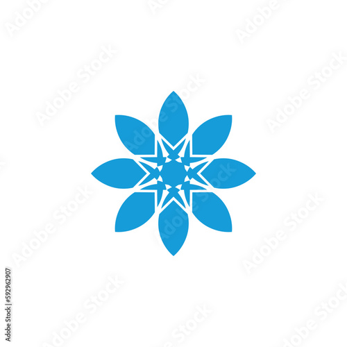 Anatolian Culture Motif Colorful Abstract Carpet and Rug Pattern Logo Turkish Design Template Vector a103