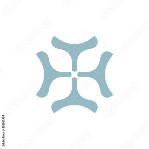 Anatolian Culture Motif Colorful Abstract Carpet and Rug Pattern Logo Turkish Design Template Vector a106