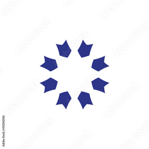 Anatolian Culture Motif Colorful Abstract Carpet and Rug Pattern Logo Turkish Design Template Vector a118