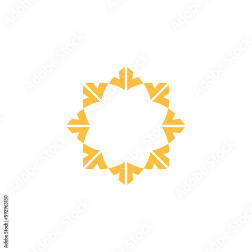 Anatolian Culture Motif Colorful Abstract Carpet and Rug Pattern Logo Turkish Design Template Vector a121