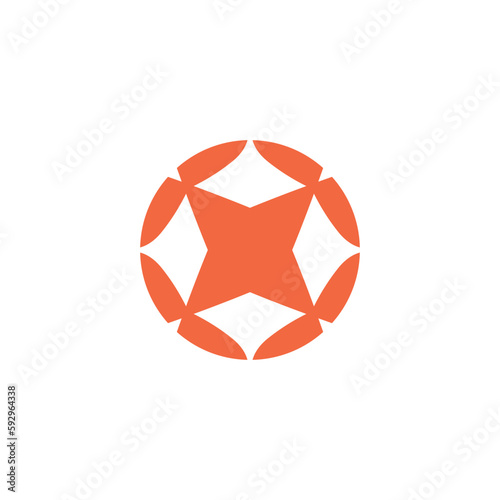 Anatolian Culture Motif Colorful Abstract Carpet and Rug Pattern Logo Turkish Design Template Vector a178