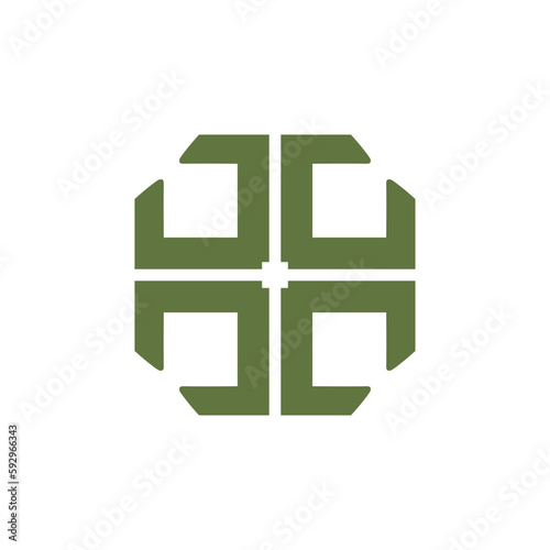 Anatolian Culture Motif Colorful Abstract Carpet and Rug Pattern Logo Turkish Design Template Vector a228