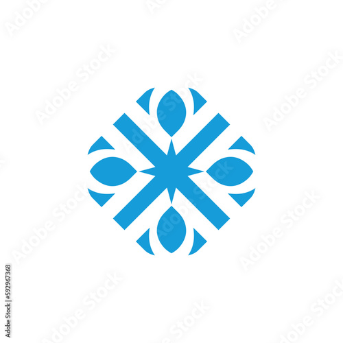 Anatolian Culture Motif Colorful Abstract Carpet and Rug Pattern Logo Turkish Design Template Vector a272