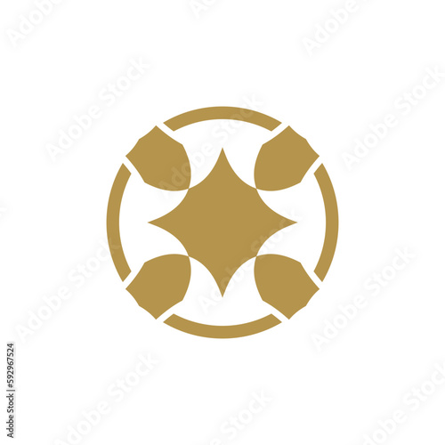 Anatolian Culture Motif Colorful Abstract Carpet and Rug Pattern Logo Turkish Design Template Vector a283