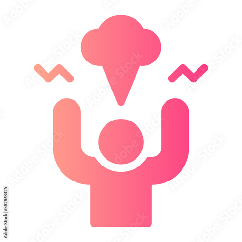 frustration gradient icon