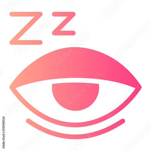 sleepy gradient icon