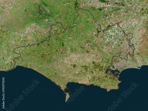 Dorset, England - Great Britain. High-res satellite. No legend photo