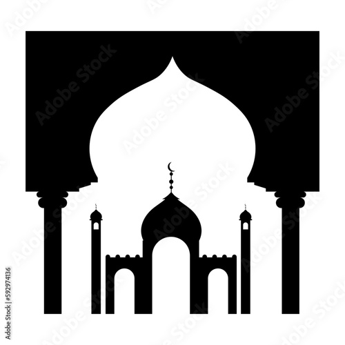 Mosque Silhouette Illustration