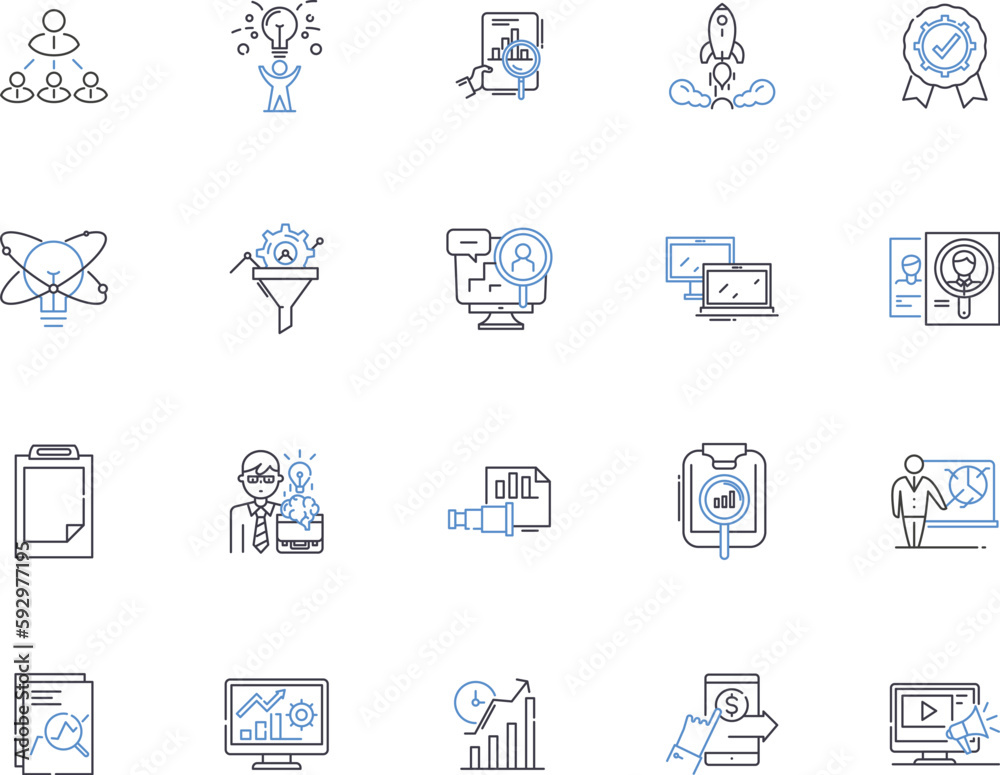 Strategy outline icons collection. Scheme, Plan, Method, Design, Policy, Idea, Concept vector and illustration concept set. Procedure, Process, Game linear signs Strategy outline icons collection. Scheme, Plan, Method, Design, Policy, Idea, Concept vector and illustration concept set. Procedure, Process, Game linear signs