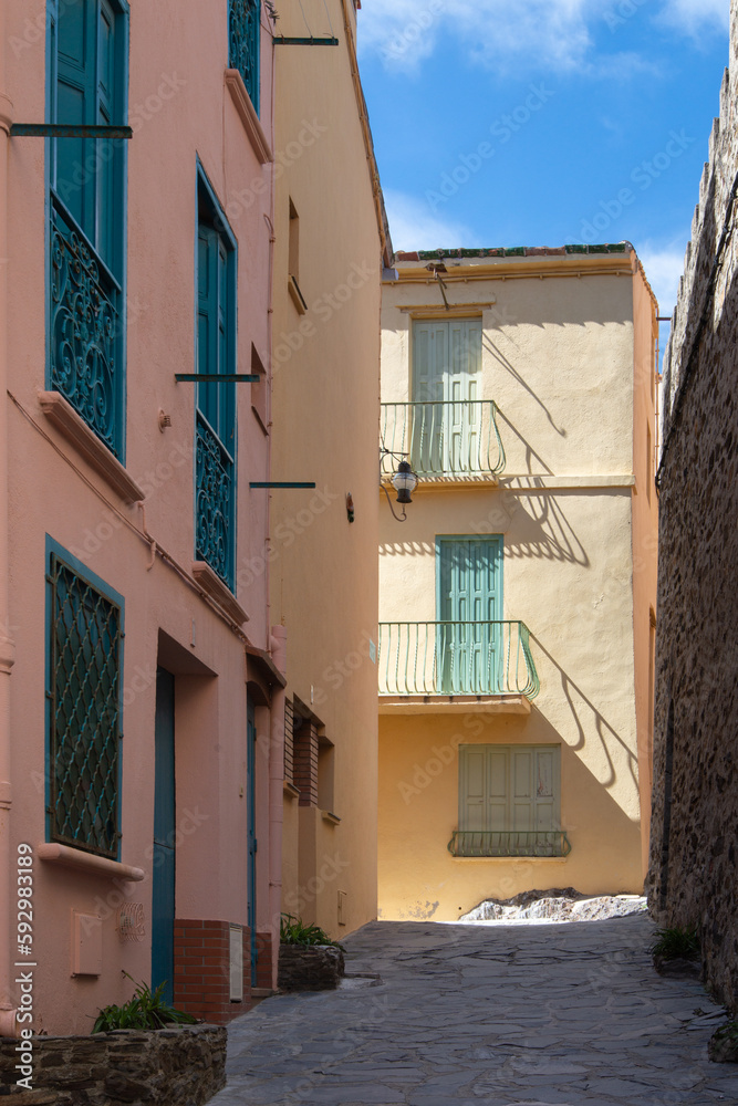 Fototapeta premium une rue à Collioure