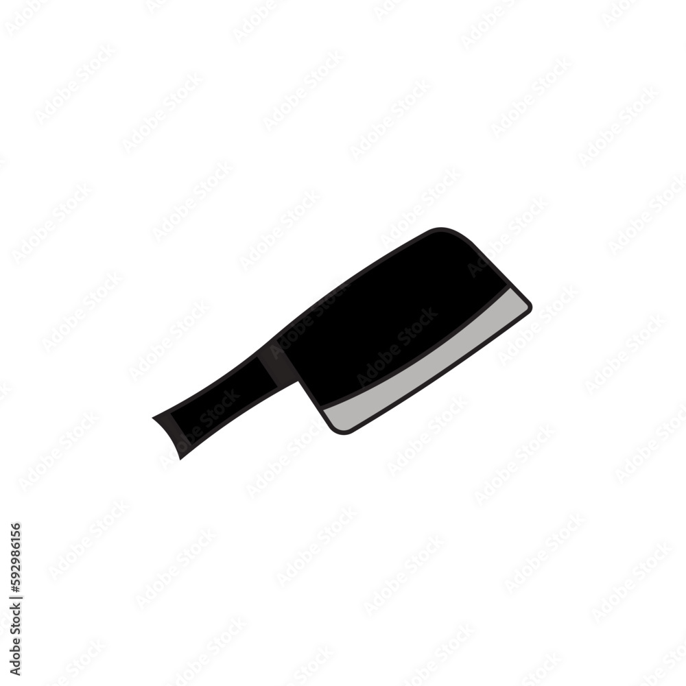 butcher knife logo vector illustration isolated on white background butcher knife logo vector illustration isolated on white background