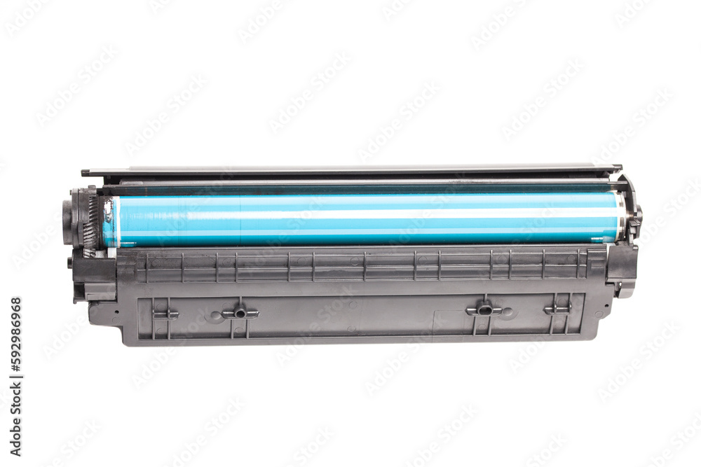 Cartridge for laser printer isolated on white background Cartridge for laser printer isolated on white background