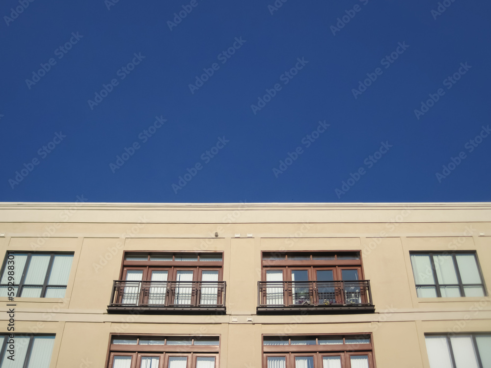 Apartments and Blue Sky Apartments and Blue Sky