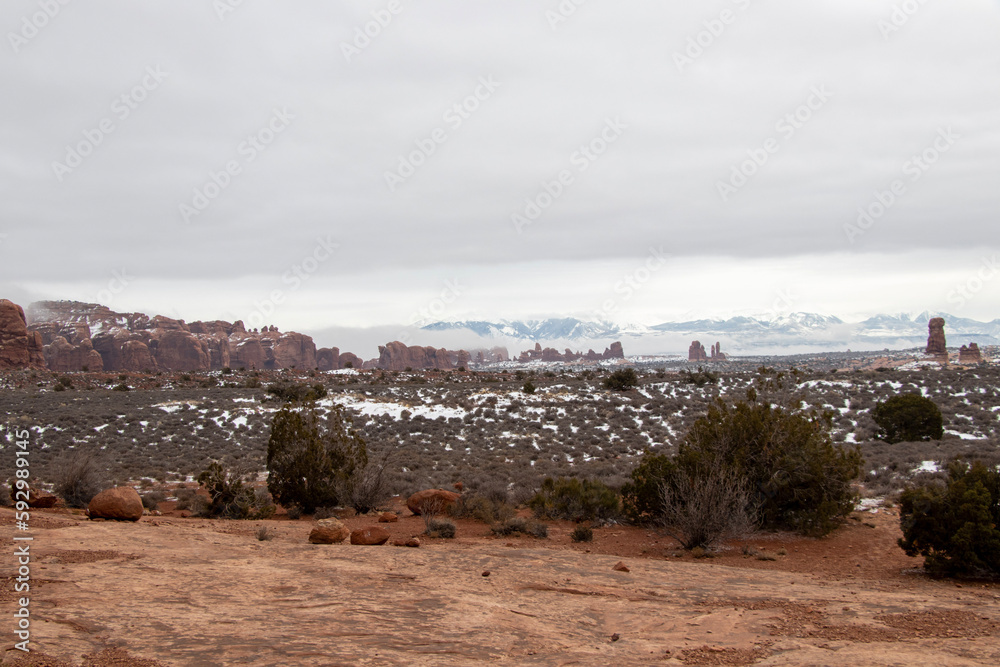 High Desert Scenery in Winter