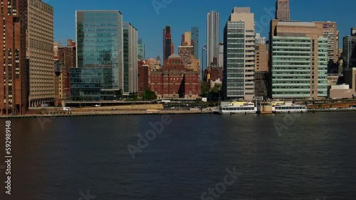 COVID Refrigerator Trucks Tents Death Toll FDR Drive traffic NYC Midtown Manhattan NYU Langone Hospital Alexandria Center East River Waterfront