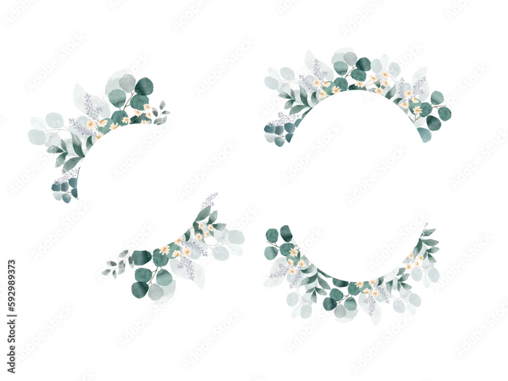 wildflower eucalyptus greenery background pattern wildflower eucalyptus greenery background pattern