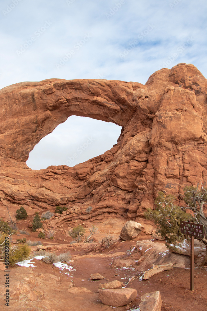 A Natural Arch in a Protected Park
