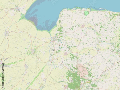 King s Lynn and West Norfolk  England - Great Britain. OSM. No legend