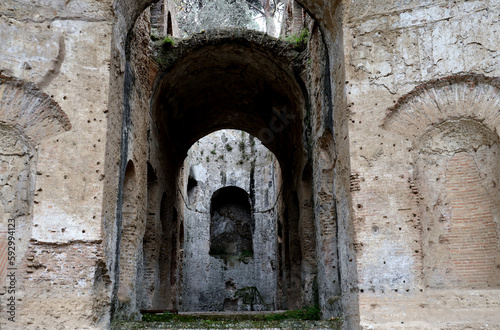 Ruins of Villa Adriana in Tivoli  Rome