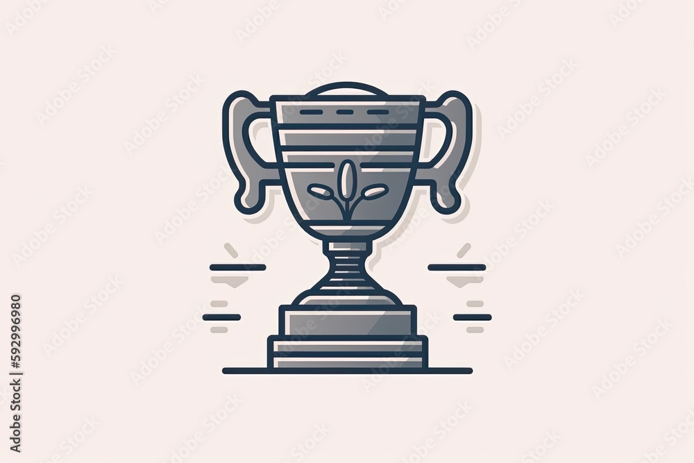 a representation of a cup. Generative AI a representation of a cup. Generative AI