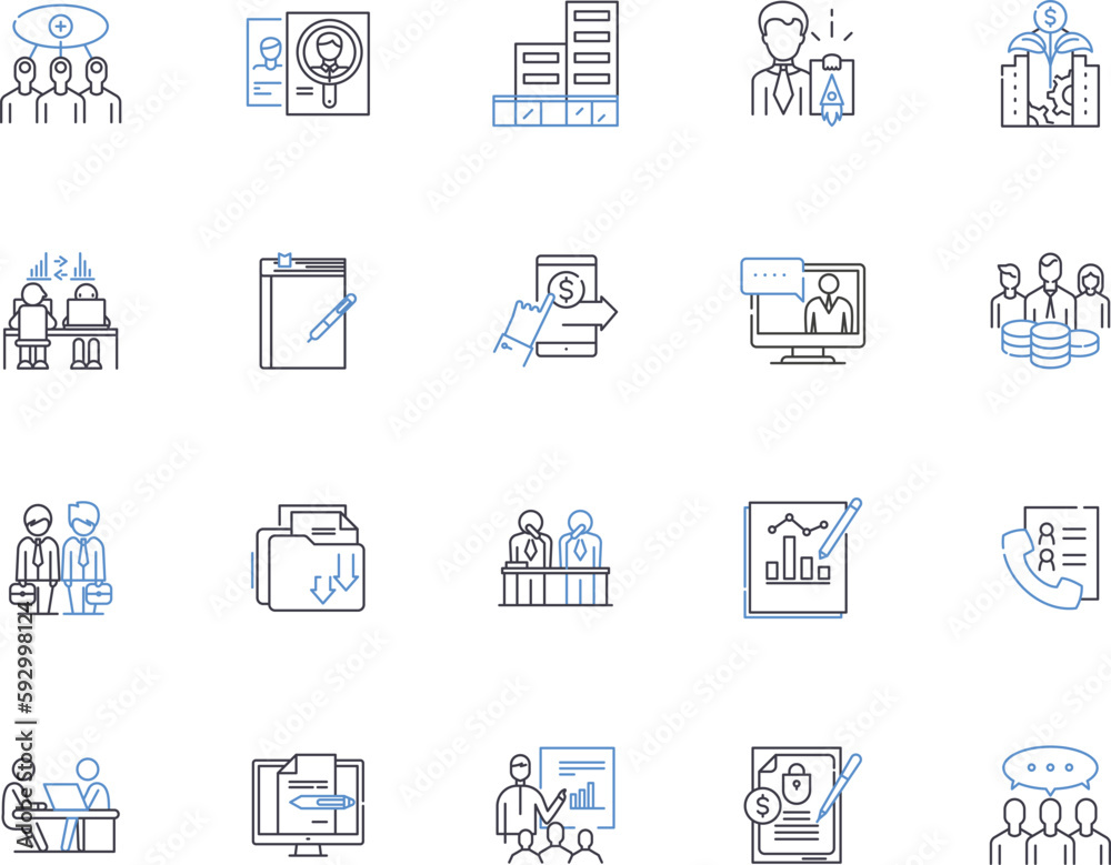 Organization outline icons collection. Organize, Structure, Entity, Group, Network, Order, Unit vector and illustration concept set. Array, Council, Congregation linear signs Organization outline icons collection. Organize, Structure, Entity, Group, Network, Order, Unit vector and illustration concept set. Array, Council, Congregation linear signs