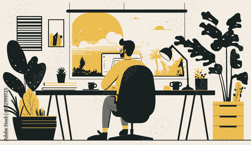 Vászonkép Embracing Change: Employers Shifting to Purely Remote Work
