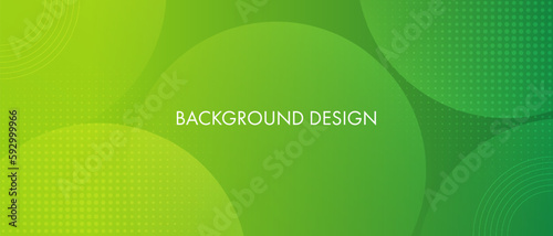 minimal green gradient vector background with dotted and circle shape. abstract halftone texture backdrop for banners, presentations, business templates