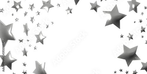 Stars - stars background, sparkle lights confetti falling. magic shining Flying christmas stars on night 3D PNG
