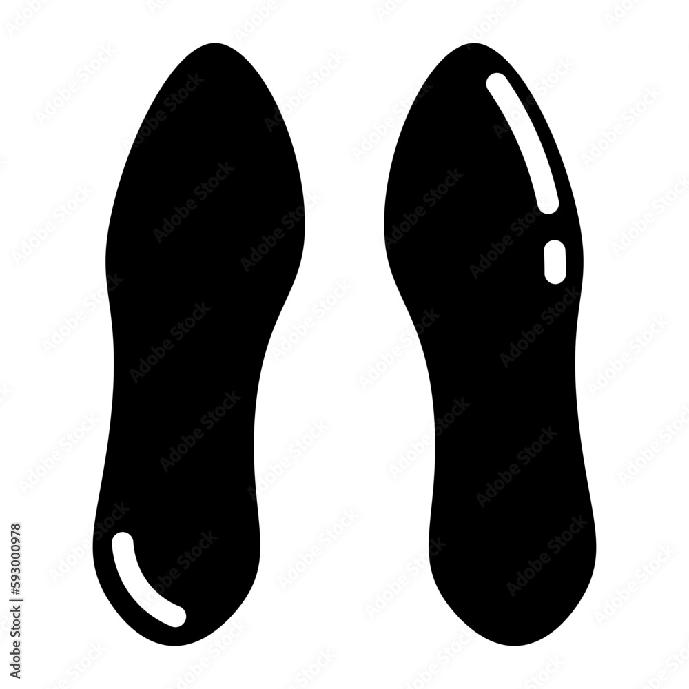 footprint glyph footprint glyph