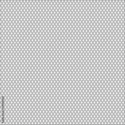 Square seamless background of geometric shapes of different sizes and opacity. The pattern is evenly filled with small geometric shapes. Vector illustration on a white background. eps 10