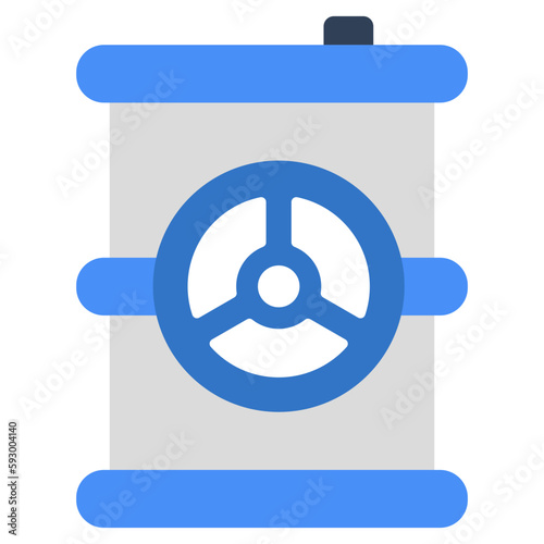 Premium download icon of toxic barrel 
