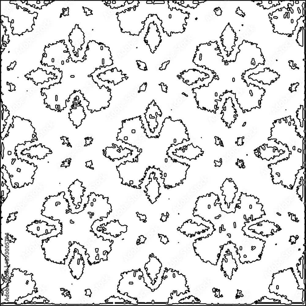 Texture with figures from lines.Abstract grunge background. Black and white pattern for web page, textures, card, poster, fabric, textile. Monochrome graphic repeating design. Texture with figures from lines.Abstract grunge background. Black and white pattern for web page, textures, card, poster, fabric, textile. Monochrome graphic repeating design.