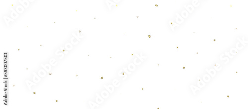 XMAS Stars - stars. Confetti celebration  Falling golden abstract decoration for party  birthday celebrate  3D PNG