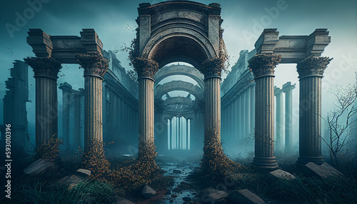 COLUMNAS Y RUINAS