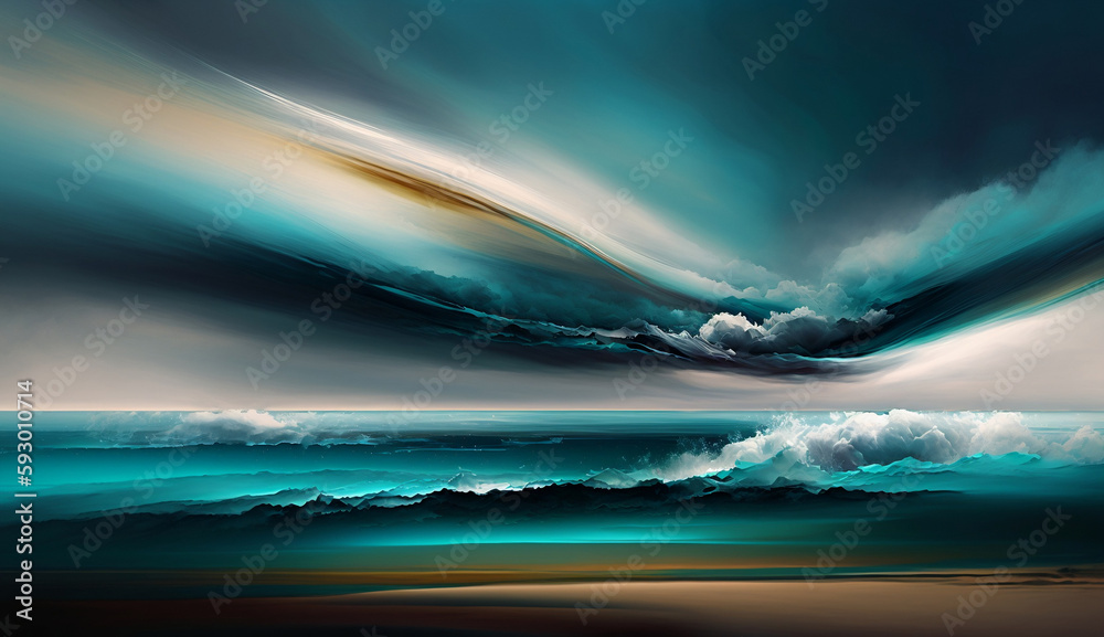 Abstract ocean