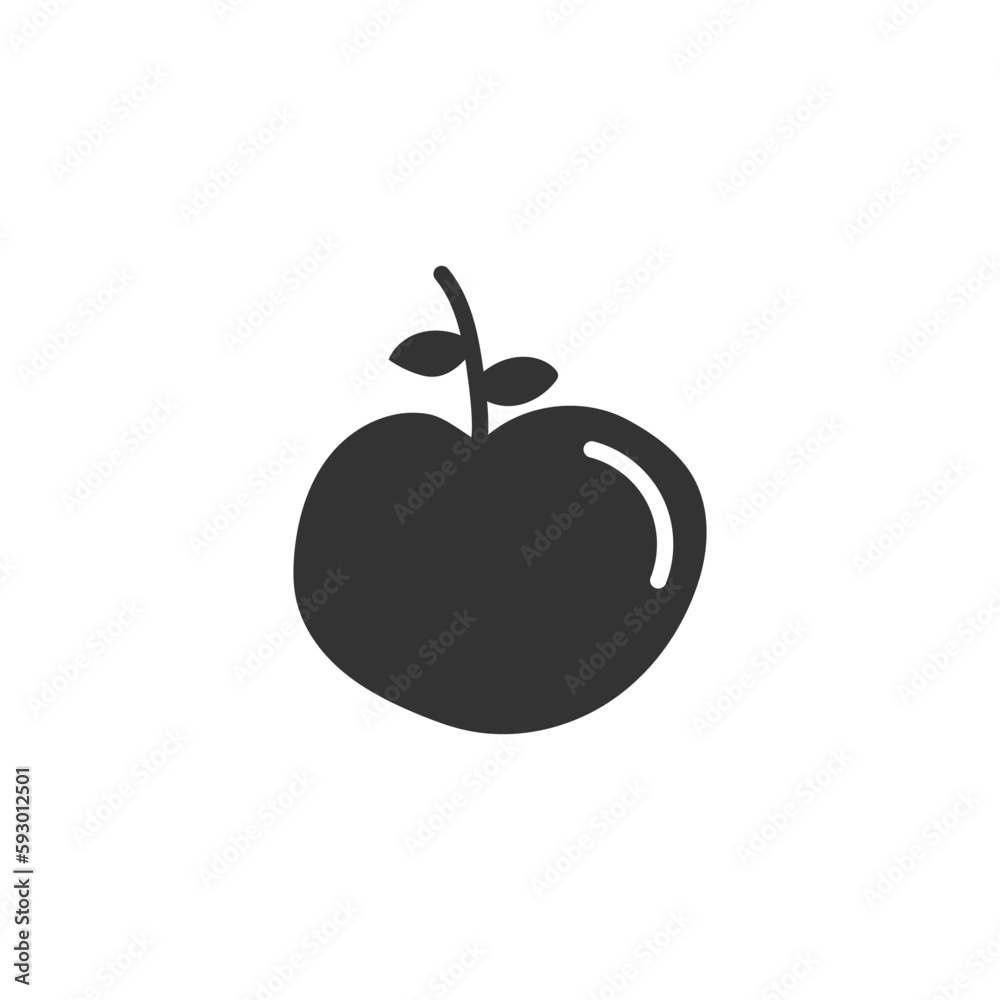 Hand drawn apple vector icon. Apple flat sign design. Apple symbol pictogram. UX UI icon Hand drawn apple vector icon. Apple flat sign design. Apple symbol pictogram. UX UI icon