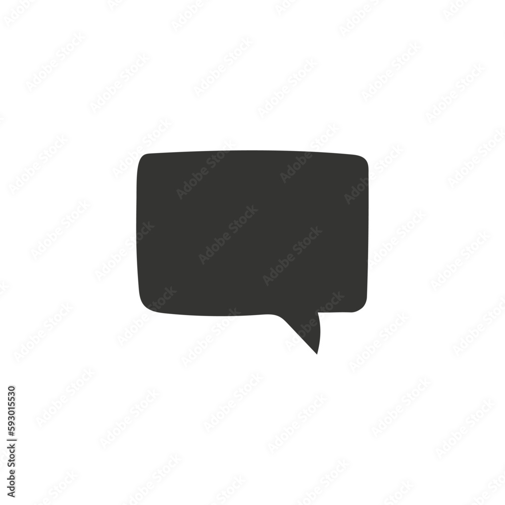 Hand drawn bubble chat vector icon. Chat flat sign design. SMS chat symbol pictogram. Hand drawn chat message icon. UX UI icon Hand drawn bubble chat vector icon. Chat flat sign design. SMS chat symbol pictogram. Hand drawn chat message icon. UX UI icon