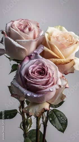 Roses on a clean background