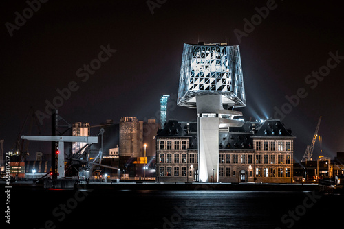Fotografie, Tablou Giant hammer in the brightest night