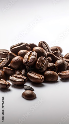 Coffeebeans on a clean background