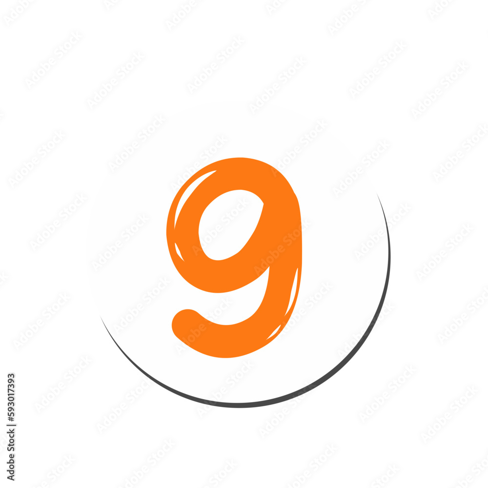 Fototapeta premium Cute Numbers